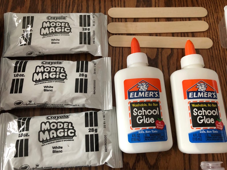 DIY Slime Kit fluffy/clay recipe Etsy