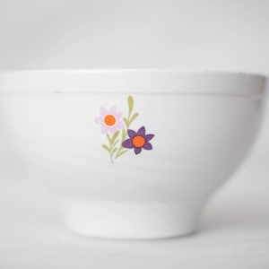 vintage Bol, ceramic bowl - cesol brand - Made in Portugal -Bol pattern flowers - bowl -porcelain - mid century