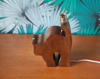 Lampe Chat Vintage Etsy