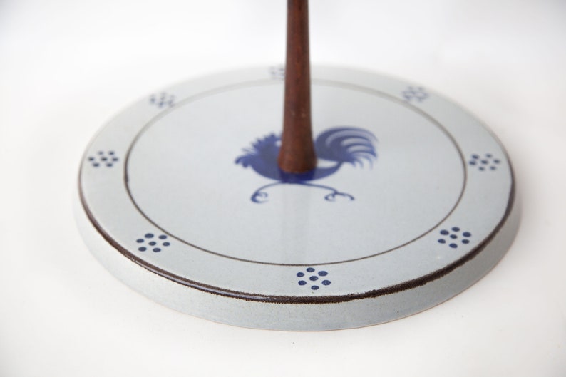 made in France cheese milking retro Saint Clement faience Vintage cheese platter 60/'s table art cuisine hand-painted