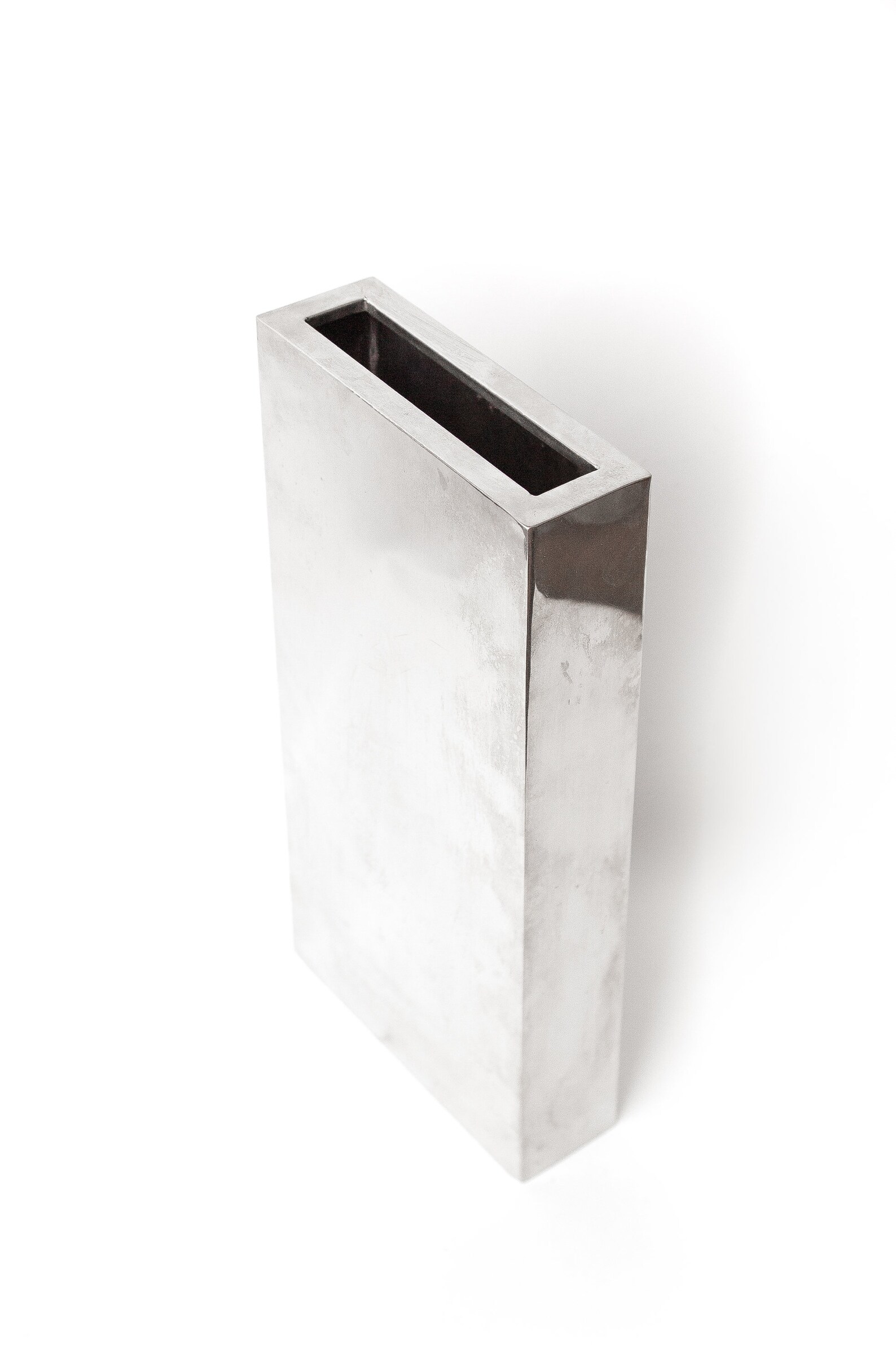 Vintage Vase Vase Messing große rechteckige Vase made in | Etsy