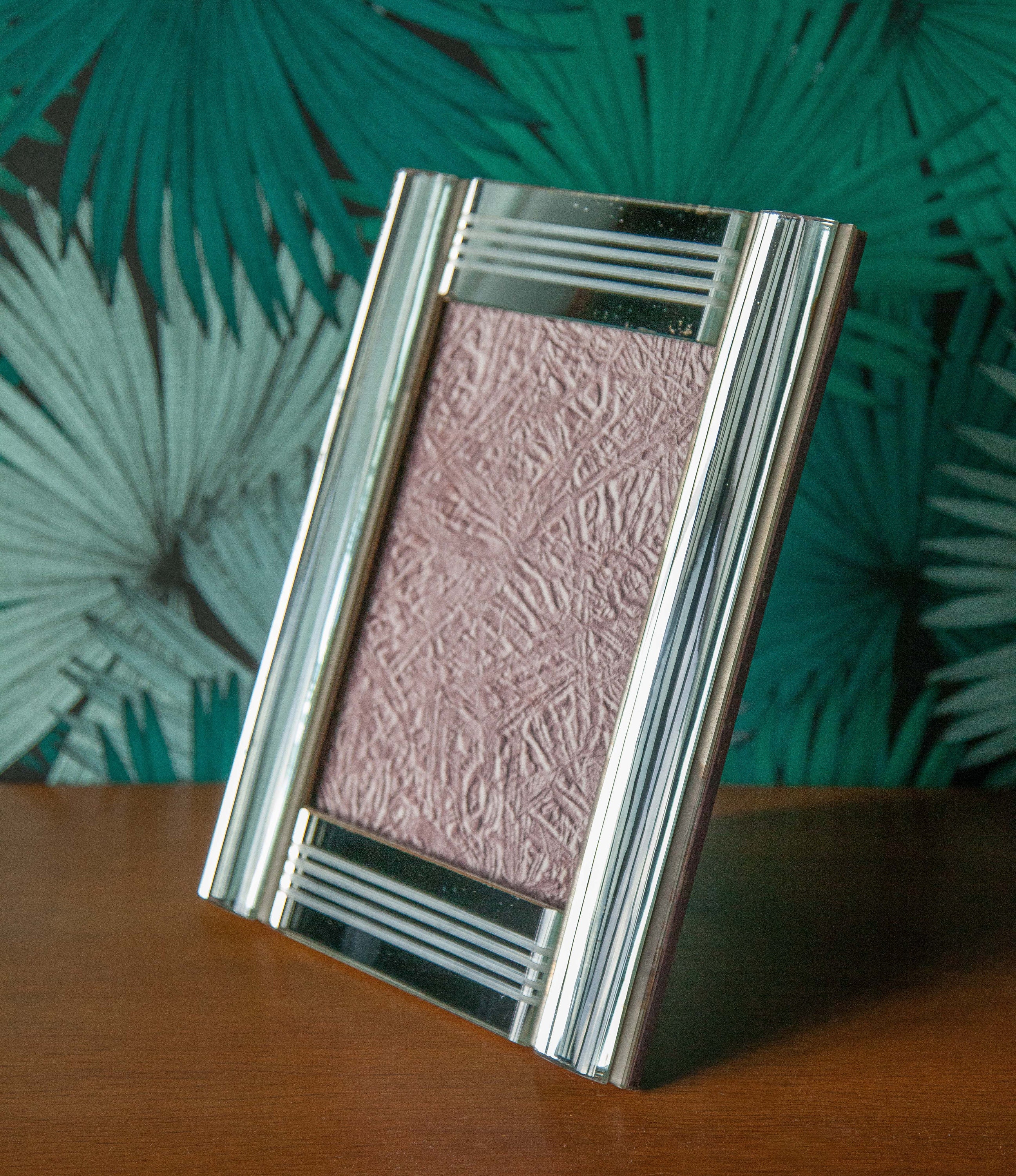 Large Vintage Artdeco Photo Frame Art Deco Mirror Photo Etsy UK