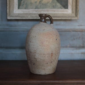 vintage jar, vintage pitcher, stoneware pitcher, antique pottery, jug, decorative pot, kitchen decor, stoneware, home decor
