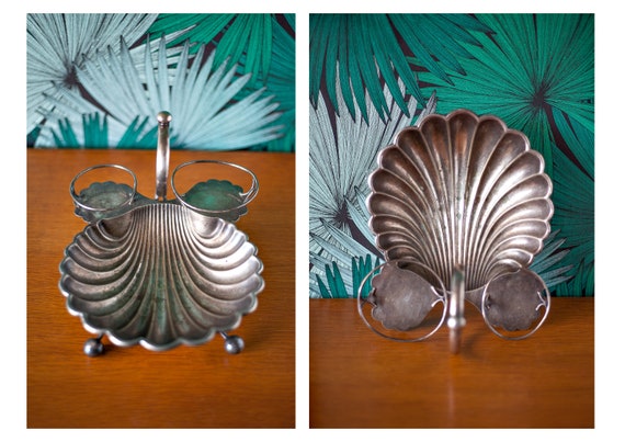 Epns Flat Silver Metal Display D A Epns G 7715 Shell Display Etsy New Zealand