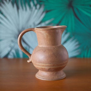 Ceramic pitcher, carafe, pottery, jug with handle, kitchen decor, country, vase, collection, jug, pitcher