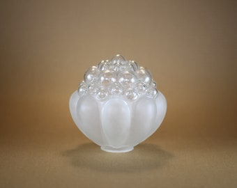 glazen bol, Helena Tynell-stijl bubbellamp, vintage globe, gepolijst glas, lampenkap, woondecoratie, glazen lamp