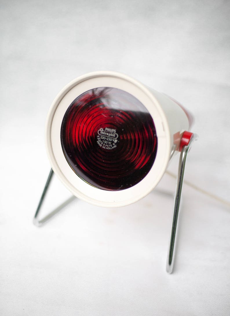 loft PHILIPS infrafil lamp infrared heat lamp health designer lamp Vintage lamp Design Charlotte Perriand 60/'s