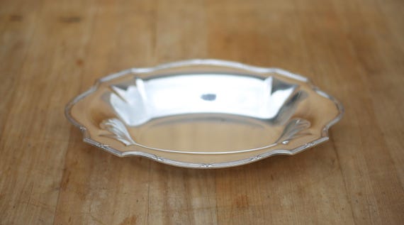 Plat rond creux métal argenté Christofle