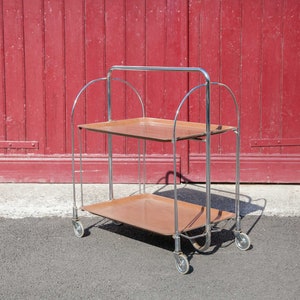 Wheeled side table -  France