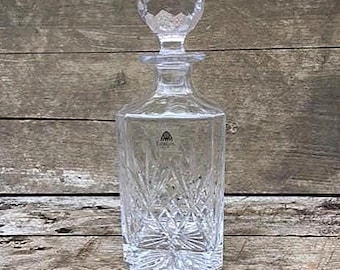 Vintage karaf, Crystal Cathedral karaf, whiskykaraf, karaf, decoratief, verzameling, kan, kruik, karaf