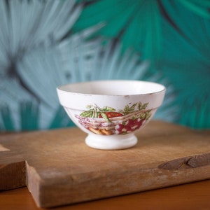 old Digoin bowl, Lunch bowl, Digoin bowl, French bowl, kitchen, collection, vegetable pattern bowl, French bowl, 50&#39;s