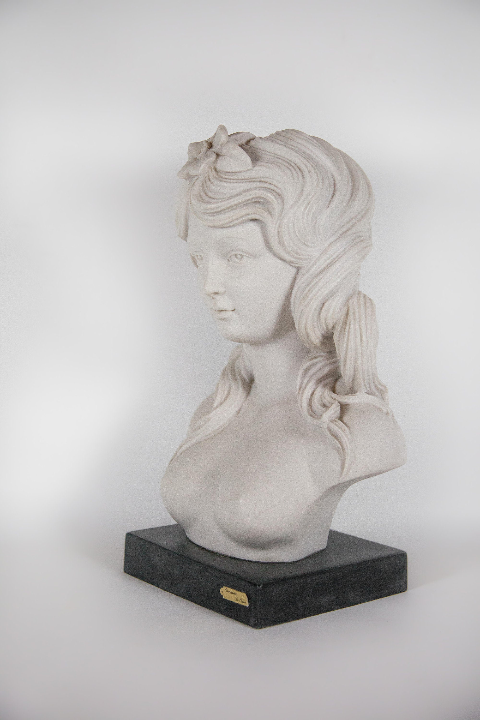 Vintage Bust Woman Bust Resin Bust Escorpiao Do Ouro Etsy UK