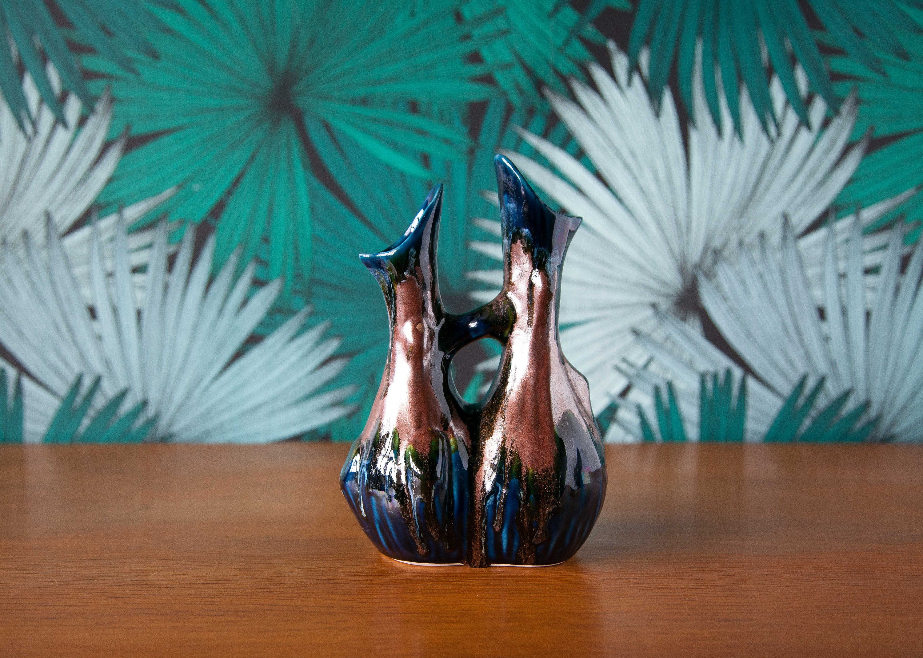 Vase vintage made in FranceVase Vallauris style vase Etsy