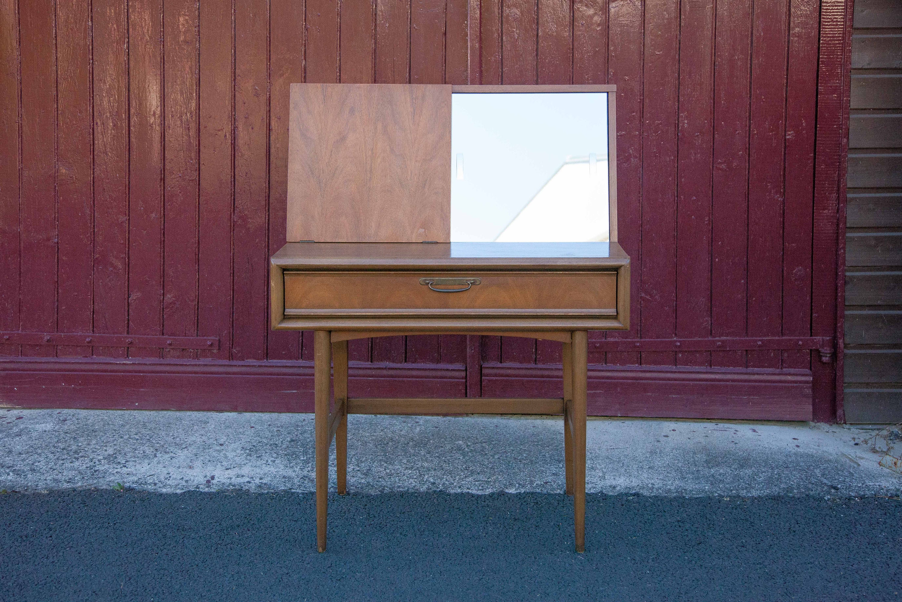 Meuble coiffeuse, meuble scandinave, bureau, console, meuble design, années 50