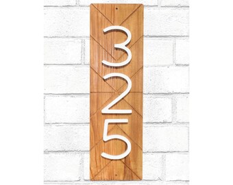 Vertical Home Address Sign, House Numbers, Address Sign, Address Plaque, house numbers, house number sign, house number plaque