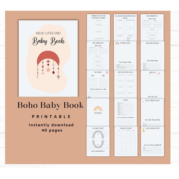 Baby First Year Book - Etsy Australia