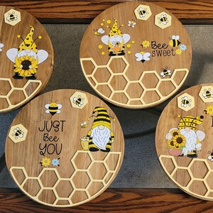 Bee Wall/Door Wood Rounds