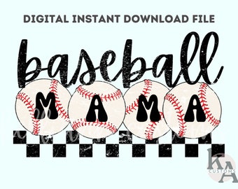 Mama di baseball a scacchi PNG, PNG di baseball, PNG di baseball retrò, Stagione di baseball png, Maglia da baseball png, Giorno della partita di baseball a scacchiera,