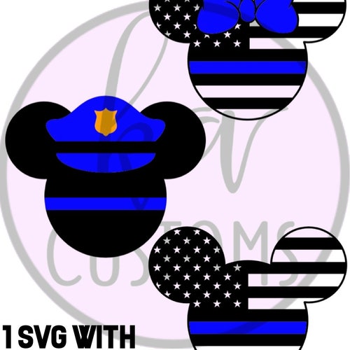 thin blue line mickey