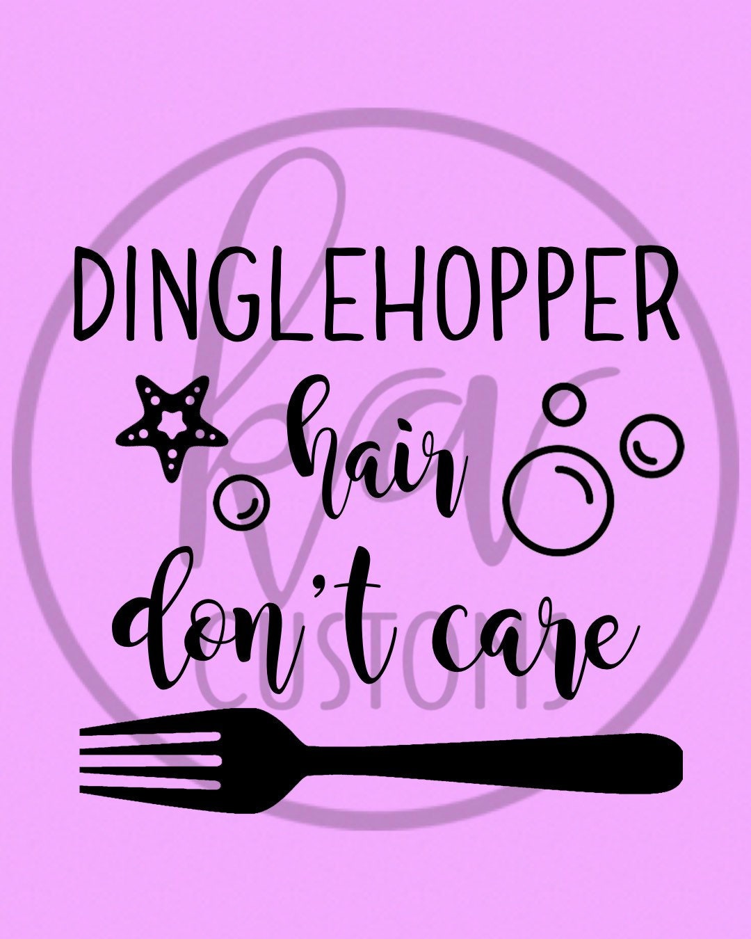Download Disney Hair svg cut file png jpg Dinglehopper little | Etsy
