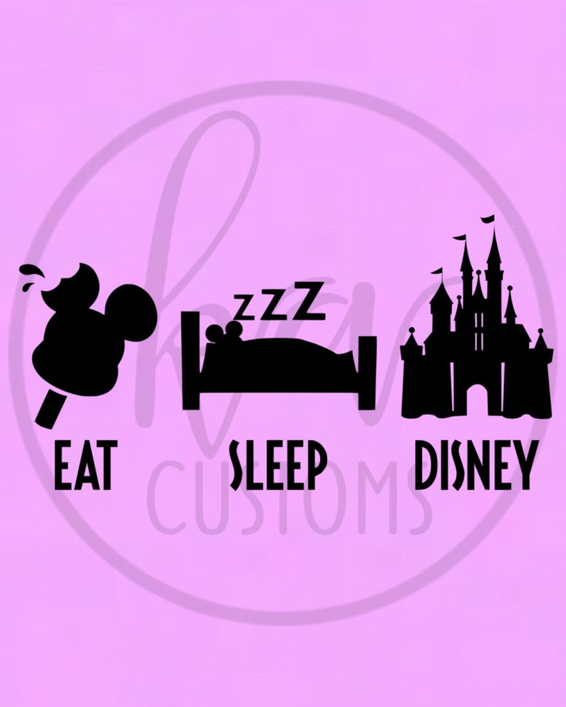 Download Eat Sleep Disney SVG Eat Sleep Disney Castle svg Disney | Etsy