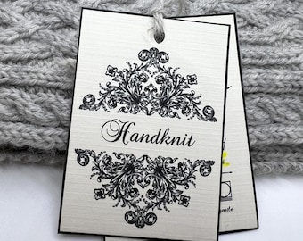 Handknit Garment Decorative Tags: Printable Knitting Labels (PDF)