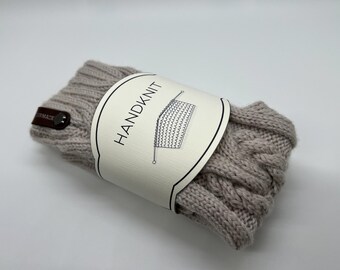 Handknit Knitting Label: Wash Care Tag Wrap (Instant Download PDF)