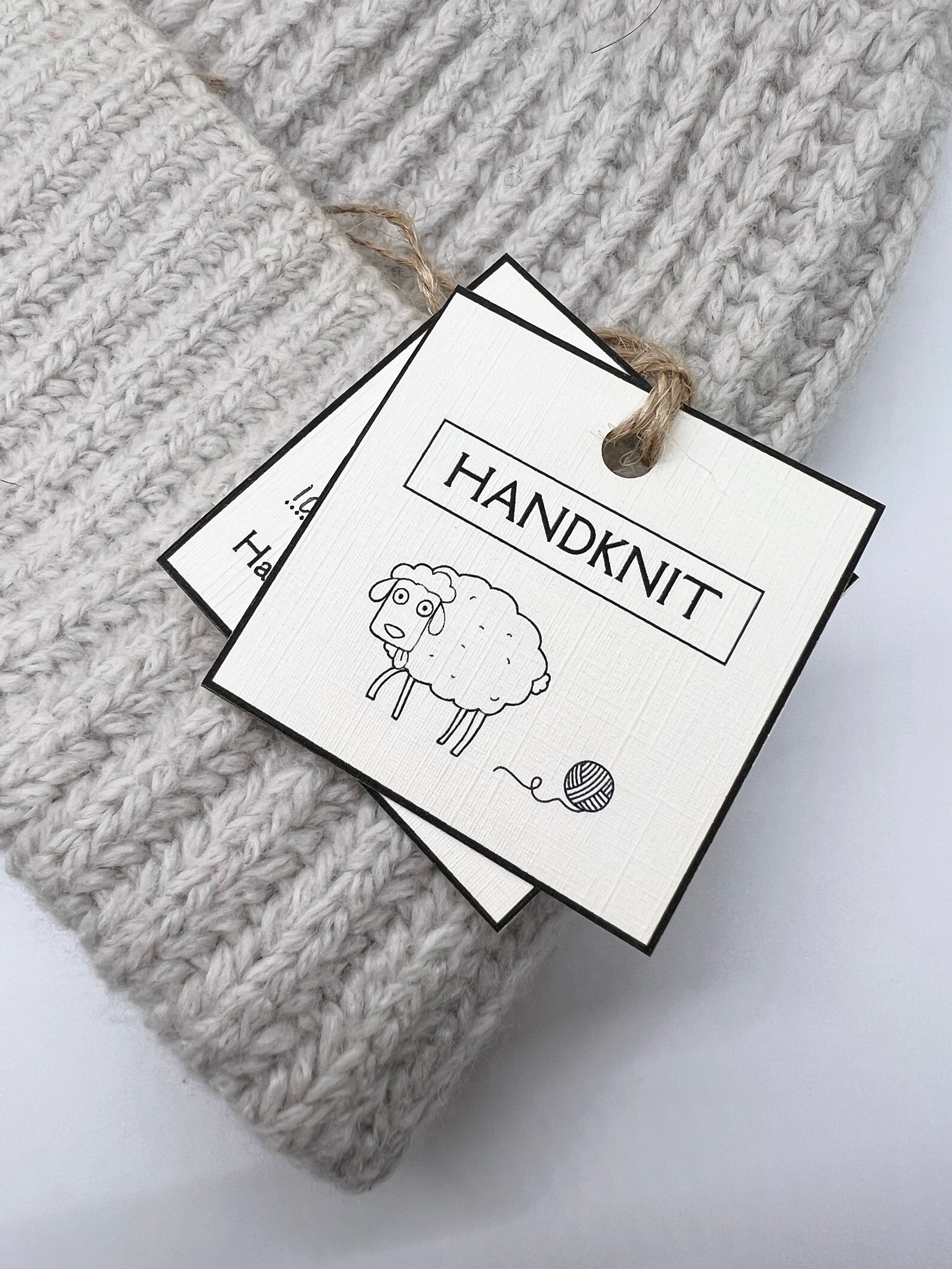 Sheep With Labels Handknit Tag Printable: Funny Sheep Knitting Labels (PDF) - Etsy