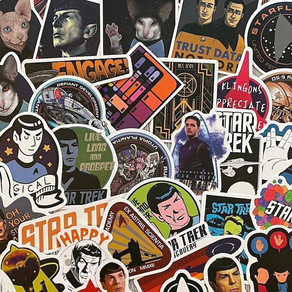 Sci Fi Show Stickers | RANDOM Pack of 6 | Mystery Pack