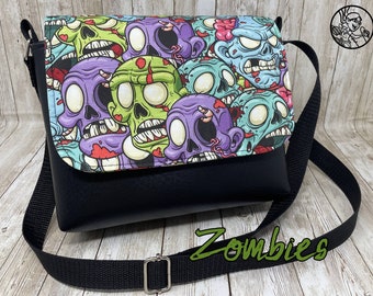 Zombie Purse | Mini Messenger Bag | Cross-body purse