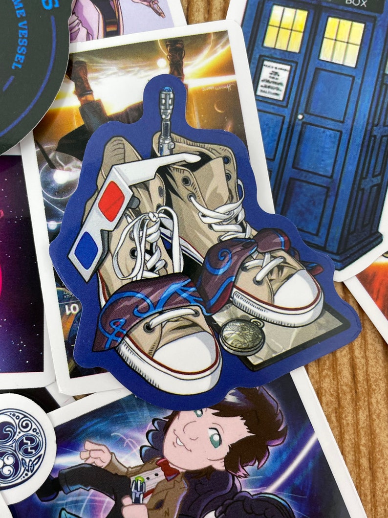 Doctor Who Stickers RANDOM Pack of 6 Mystery Pack Waterproof Glossy image 7