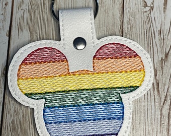 Rainbow Mickey Keychains | Pride | Disney