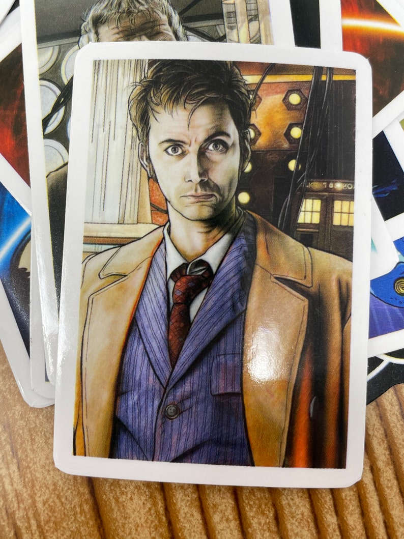 Doctor Who Stickers RANDOM Pack of 6 Mystery Pack Waterproof Glossy image 2