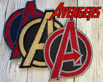 Avengers Logo Patch | Iron-On Patch | Sew-On Patch | Embroidery Patch