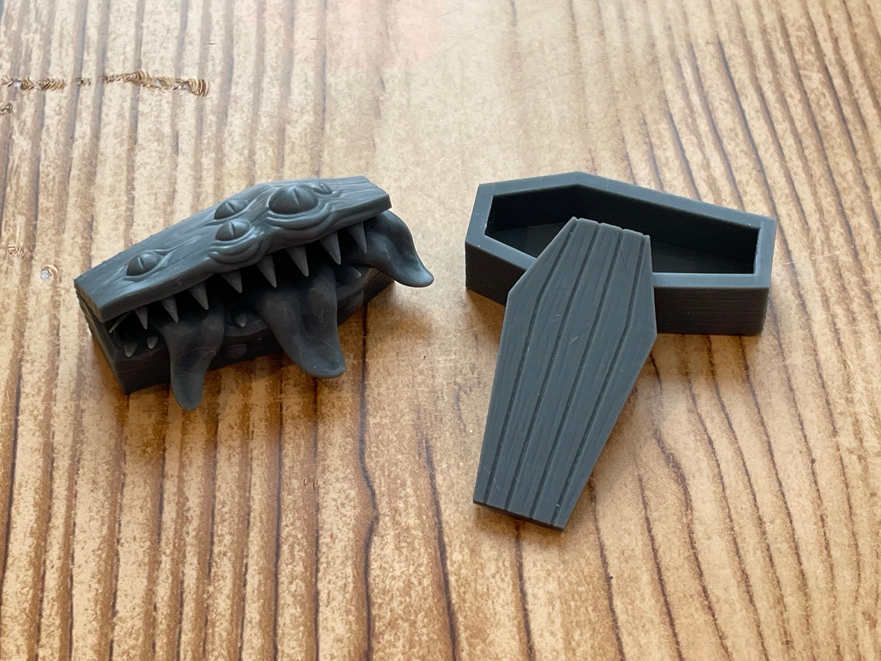Coffin Mimic Tabletop Miniature Trap Monsters D&D Etsy