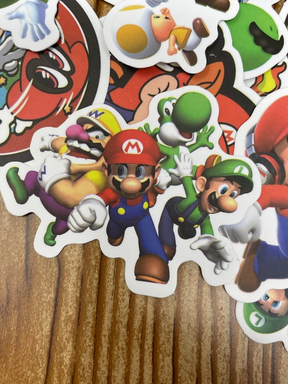 Stickers Super Mario - Déco Universelle Pour Borne D'arcade