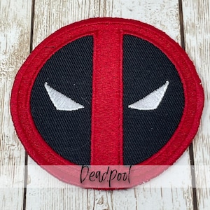 Deadpool Patch | Iron-On Patch | Sew-On Patch | Embroidery Patch