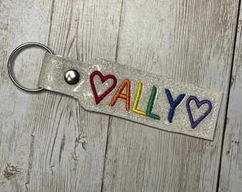 Pride Ally Vinyl Keychain | LGBT |