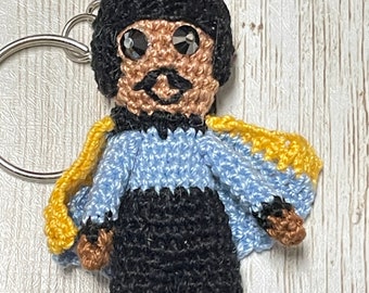 Star Wars Keychains | Lando Calrissian | Amigurumi | Micro Crochet | Hand-Crochet