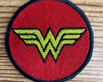 Wonder Woman Patch | Iron-On Patch | Sew-On Patch | Embroidery Patch