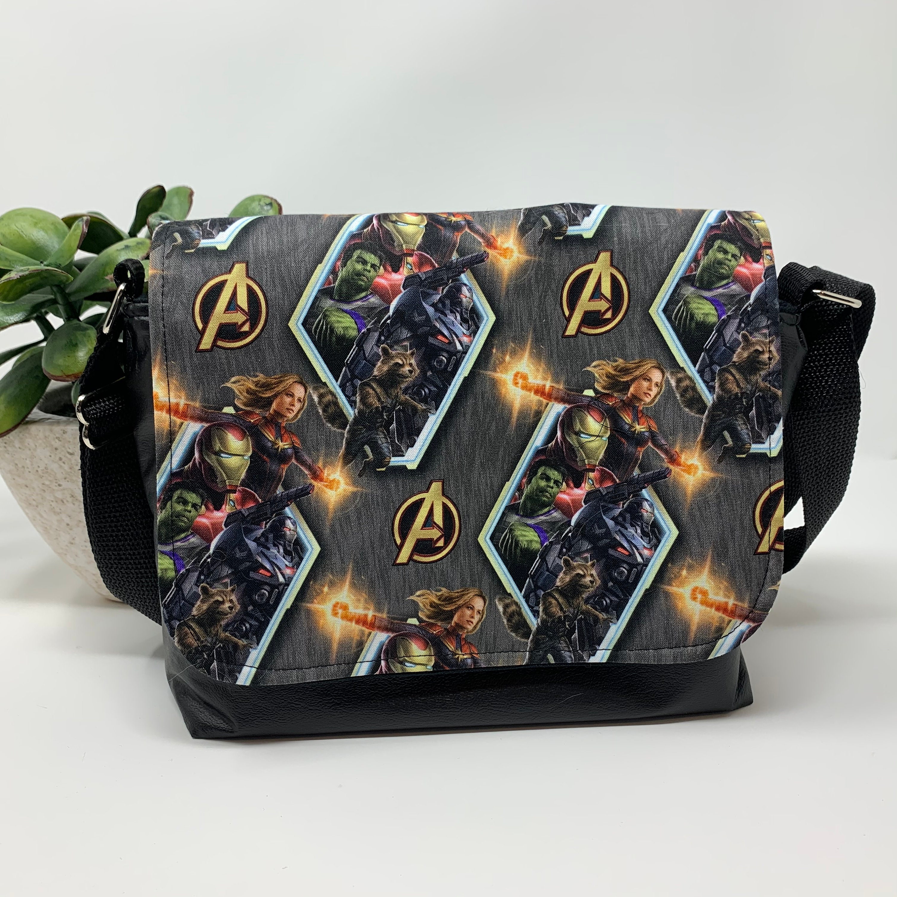 Marvel Avengers Purse // Mini Messenger Bag // Crossbody Bag Etsy