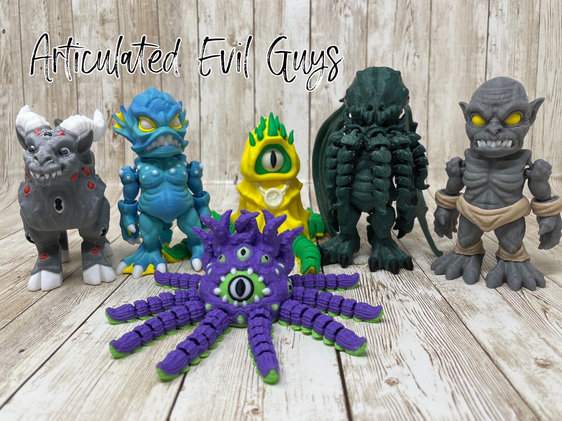 Monster Toys | Cthulhu | Ghoul | Swamp Monster | Haster