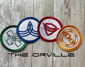 The Orville Show Insignia Patch | Iron-On Patch | Sew-On Patch | Embroidery Patch