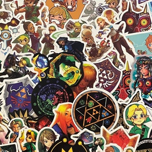 Legend of Zelda Stickers | RANDOM Pack of 6 | Mystery Pack