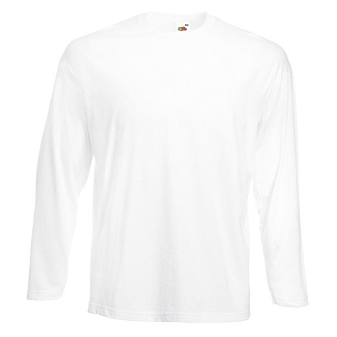 men's white long sleeve t shirt