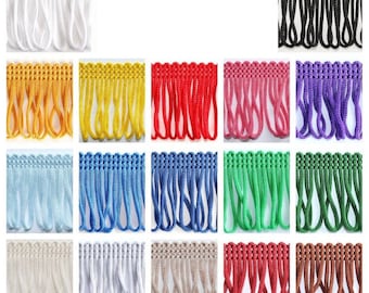 30mm Loop Fringe Trim Dress Trimming Sewing Crafts Haberdashery Fringing