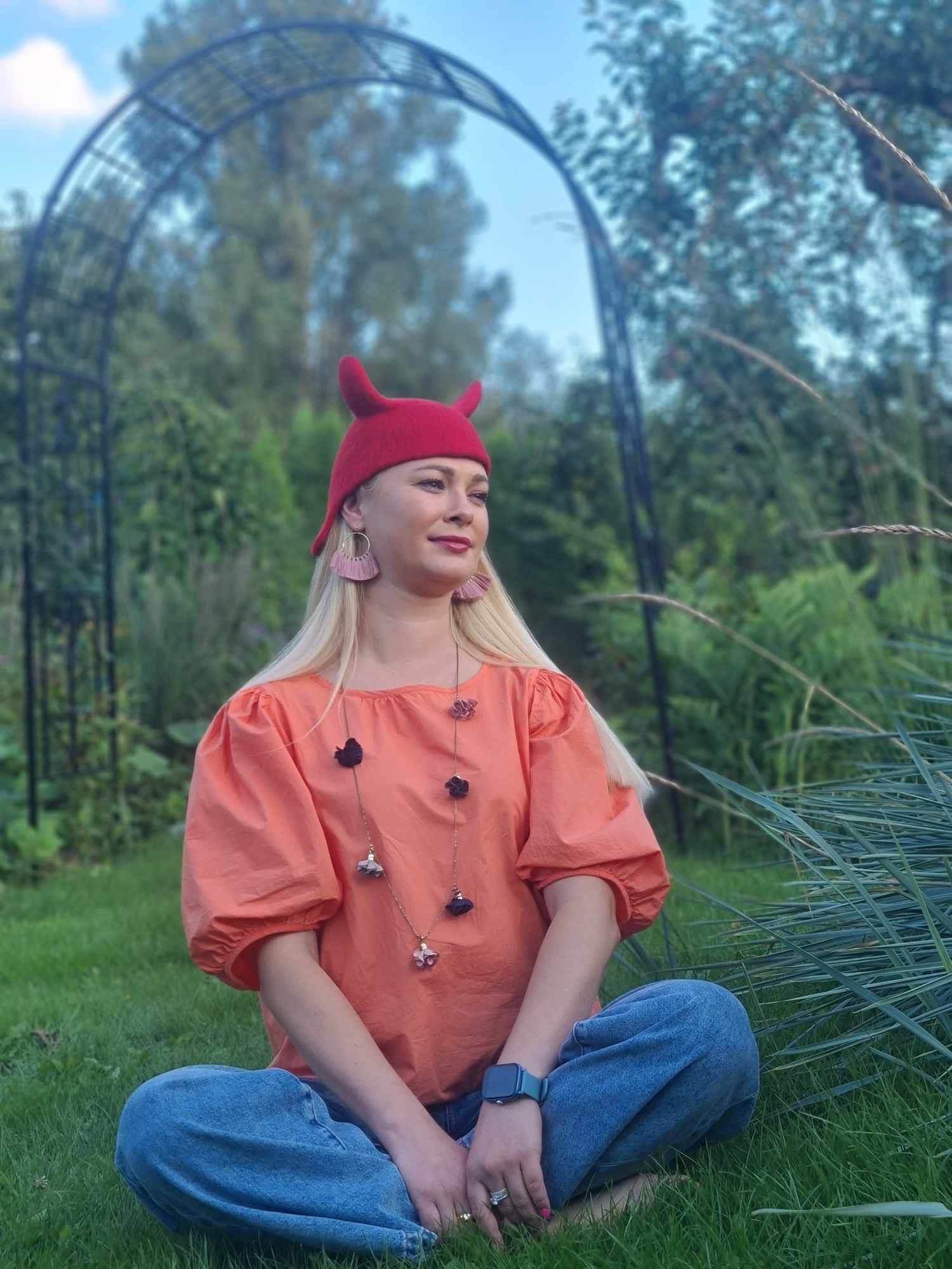 Kichka Hat and Medieval Kika Helmel is Costume Hat, Horns Cap, Ears Hat ...