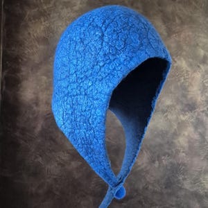 Felted natural wool sauna hat, Cap Sauna, Unique hat, Unisex spa hat, Spa gift, Wool hats
