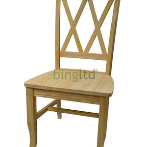 BingLTD - Barner Dining Chair  – Unfinished (CH4101[A]-RW-UNF)