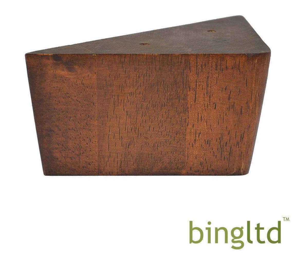 Bingltd 3 Tall Triangle Hardwood Sofa Legs Set of 4 Etsy